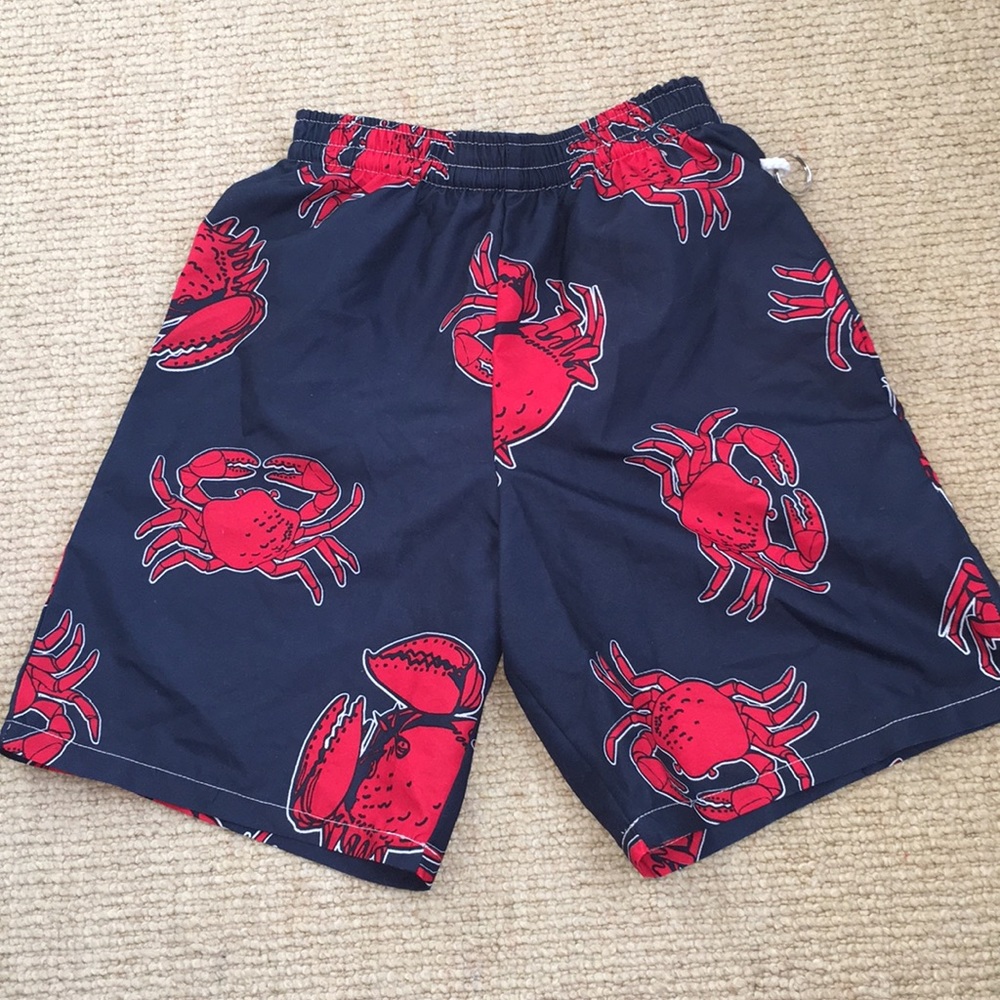 Flapdoodles Kids 🦀 Patterned Bathing Suit